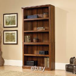 Collection 5-Shelf Bookcase, Washington Cherry Bookshelf Storage Display Case