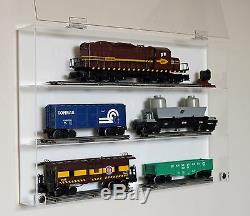 Collectors Showcase Premium Display Case for Lionel Model Trains S2MS