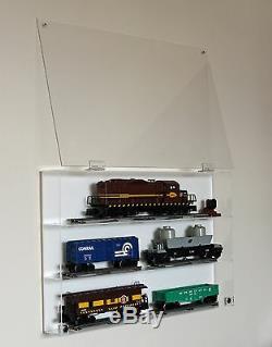 Collectors Showcase Premium Display Case for Lionel Model Trains S2MS