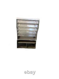 Cookie Display Case With Bottom Storage 23.5 Tall 20 Deep 15.5 Wide 5 Racks