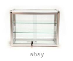 Countertop Glass Showcase Retail Store Merchandise Display 24Wx12Dx18H NEW