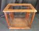 Countertop Showcase, General Store Display, Vintage Wood Framed Glass Case, D