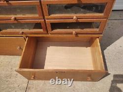Country / General Store Seed Cabinet with Showcase, Vert Large, 3 Pieces, Pick Up