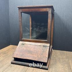 Country Store Display Show Case Counter Chip Display Case