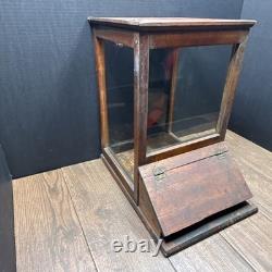 Country Store Display Show Case Counter Chip Display Case