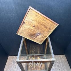 Country Store Display Show Case Counter Chip Display Case