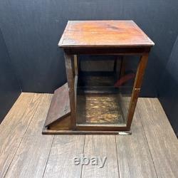 Country Store Display Show Case Counter Chip Display Case