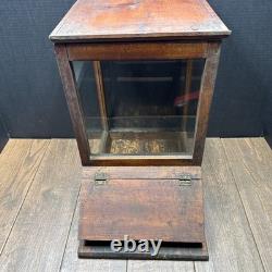 Country Store Display Show Case Counter Chip Display Case