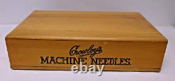 Crowley's Sewing Machine Needle Store Countertop Display Case /192 Needle Cases