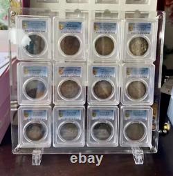 Crystal Acrylic Display Frame Box Storage Case For ANACS Soap Box Coin Holders