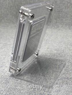 Crystal Acrylic Display Frame Box Storage Case For ANACS Soap Box Coin Holders