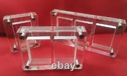 Crystal Acrylic Display Stand Frame Showcase Storage Box For Zippo Lighters