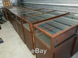 DISPLAY CASE Store Retail Commercial Glass Showcase JEWELRY 4ft Lockable Wood