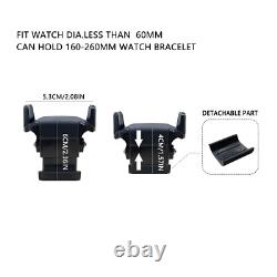 DUKWIN Fingerprint Automatic 6 Watch Winder with 4 Watch Storage Display Case