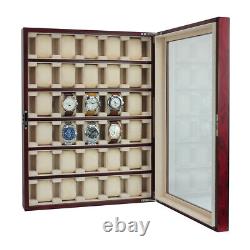 Defect 30 Watch Cabinet Luxury Case Storage Display Box Jewellery Watches 13