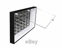Diecast Display Case Storage Cabinet Shelf Wall Mount Rack 56 Hot Wheels Black