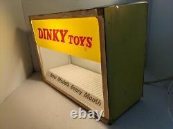 Dinky Toys Vintage Lighted Display Case / Store Display