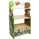 Dinosaur Book Case Child Bed Play Room Decor Kids Wooden Display Storage Shelf