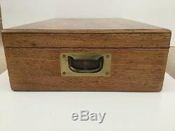 Display Case Box Storage Vintage Wooden