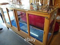 Display Case for Store, Business or Special Collection Oak & Glass PICK UP ONLY