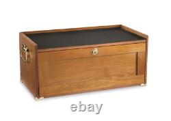 Drawer Storage Organizer Cabinet 4 Wooden Flat Top Base Collectors Display Case