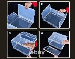 Drop Sides Sneaker Display Case Storage Shoe Box