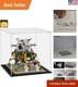 Dustproof Acrylic Display Case with LED Lights Show Off Collectibles Elegantly
