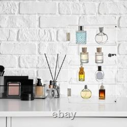 Elegant Clear Display Case with 4 Tiers and Lock for Collectible Storage