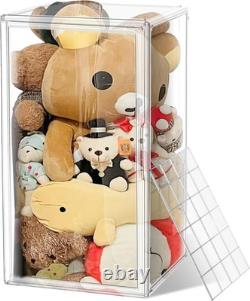 Extra Large Acrylic Display Case for Boots & Figures with Magnetic Lid