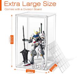 Extra Large Acrylic Display Case for Boots & Figures with Magnetic Lid Extra Large Acrylic Display Case for Boots & Figures with Magnetic Lid