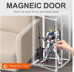 Extra Large Acrylic Display Case for Boots & Figures with Magnetic Lid