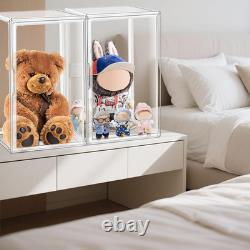 Extra Large Acrylic Display Case for Boots & Figures with Magnetic Lid