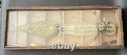 Fine Antique Hunt Pens General Store Nib Oak & Glass Advertising Display Case