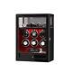 Fingerprint Automatic 6 Watch Winder Box With 4 Watch Storage Display Case Red
