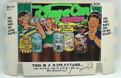 Fleer Chug-a-Can 36 Ct. Store Display & Original Case With39 Candies