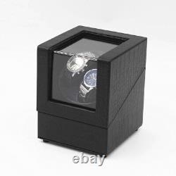 FlyingGrail Automatic Double Watch Winder Box Display Case for 2 Watches