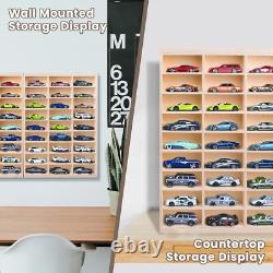 For Hotwheels Wooden Display Case, For Hotwheels Storage Display Shelf, For 1/64 S