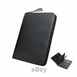 Fountain Pen Case Carry 48 Handle Pu Leather Pen Organizer Storage Display Tray