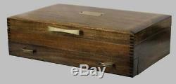 Fountain Pen Storage Display Chest, #696, Hand-crafted, 44 Pens, Mahogany, USA
