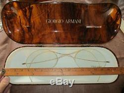 GIORGIO ARMANI HUGE GIANT 18 STORE DISPLAY/PROP CASE LUXOTTICA With 15 GLASSES