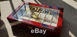 Genuine Rolex Watch Storage/Display Case/Box, Displays 12 Watches