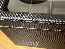 Ghanem Carbon Fiber Pattern 20-Slot Watch Jewelry Storage Case Valet Box Display