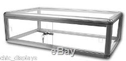 Glass Countertop Display Case Store Fixture Boutique Showcase Key Lock Deal