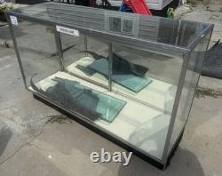 Glass Display Case For Store With Shelves & Lock