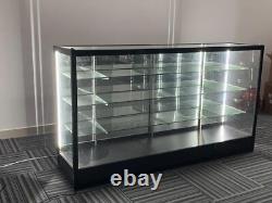Glass Display Showcase with LED Lighting