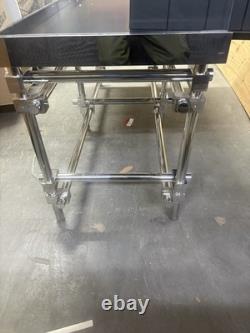Glass Floor Standing Retail Display Case, Enclosed Storage Area