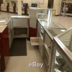 Glass Jewelry SHOWCASE Display Cash Wrap Cases Used Store Fixtures LIQUIDATION