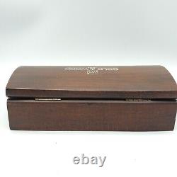 Gold & Wood Paris Eyeglass Case & Wood Storage Display Case #2