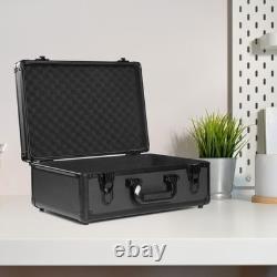 Graded Card Storage Box Case for 64 PSA/CSG/BGS Sport Slabs Protector with Lock