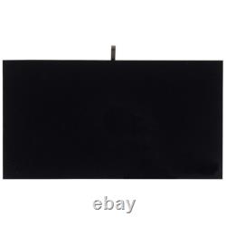 Grained Leatherette 5 Drawer Wood Display Storage Cabinet Case with Black Pads